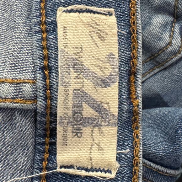 Free People SZ 24 Great Heights Jeans Distressed Low-Rise Frayed Hem We The Free - Picture 9 of 11